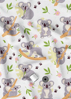 Tecido Oxford Estampa Digital Coala 1,55m de Largura