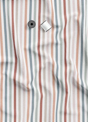 Tecido Oxford Estampa Digital Listras Tons Pastel 1,55m de Largura
