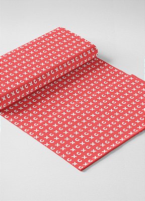 Tecido Veludo Suede Estampa Digital Beijinhos 1,40m de Largura