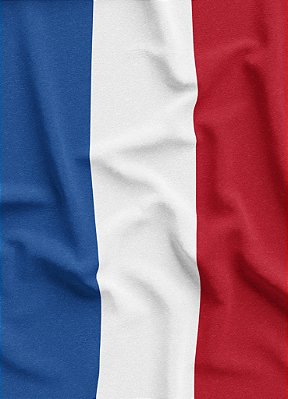 Tecido Veludo Suede Estampa Digital Bandeira da Holanda 1,40m de Largura