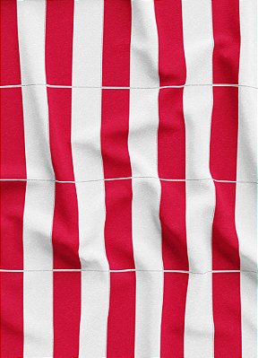 Tecido Veludo Suede Estampa Digital Bandeirinhas da Polônia 1,40m de Largura