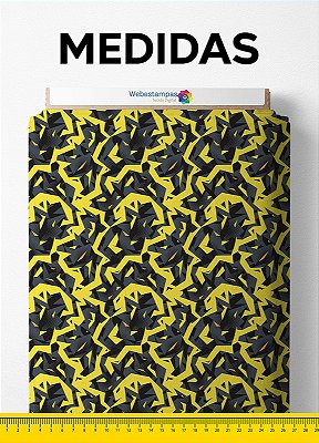 Tecido Tactel Estampa Digital Camuflado Raio 1,55m de Largura