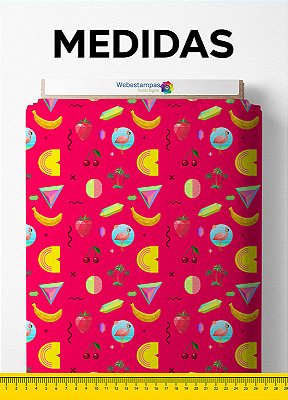 Tecido Tactel Estampa Digital Flamingo Fundo Rosa 1,55m de Largura
