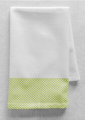 Tecido Tactel Estampa Digital Xadrez Verde 1,55m de Largura
