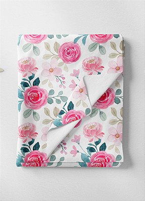 Tecido Microfibra Estampa Digital Floral 106 com 1,55m de Largura