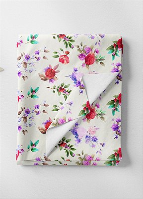 Tecido Microfibra Estampa Digital Floral 113 com 1,55m de Largura