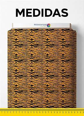 Tecido Micropercal Estampa Digital Animal Print 1,55m de Largura