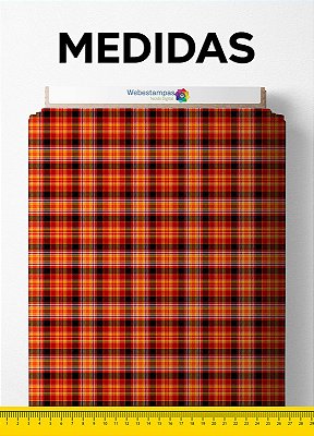 Tecido Micropercal Estampa Digital Xadrez 57 com 1,55m de Largura