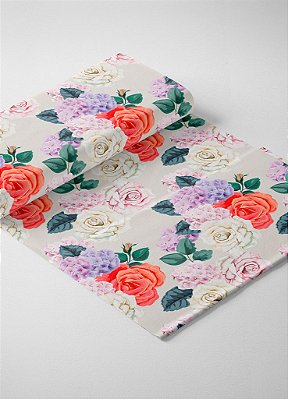 Tecido Oxford Estampa Digital Floral 29 com 1,55m de Largura
