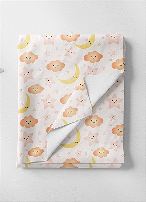 Tecido Oxford Estampa Digital Noite Feliz 1,55m de Largura