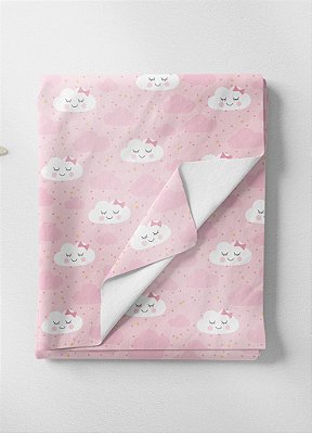 Tecido Oxford Estampa Digital Nuvem Fofa 1,55m de Largura