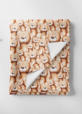 Tecido Oxford Estampa Digital Ursos de Pelúcia 1,55m de Largura