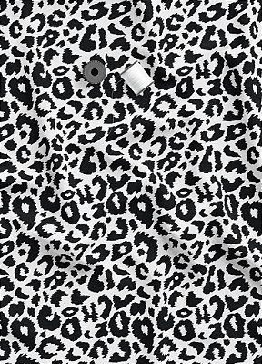 Tecido Oxford Estampa Digital Onça Pintada Preto e Branco 1,55m de Largura