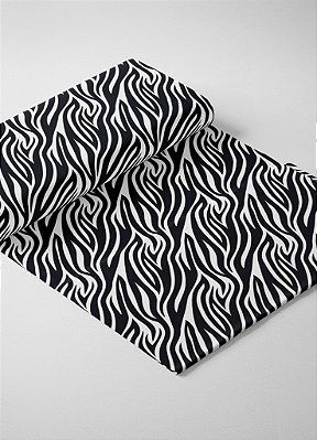 Tecido Oxford Estampa Digital Zebra Ondulada 1,55m de Largura