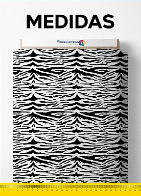 Tecido Oxford Estampa Digital Zebra 1,55m de Largura