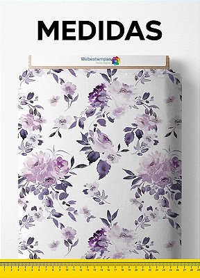 Tecido Tactel Estampa Digital Floral 43 com 1,55m de Largura