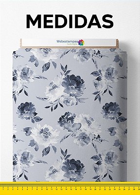 Tecido Tactel Estampa Digital Floral 58 com 1,55m de Largura