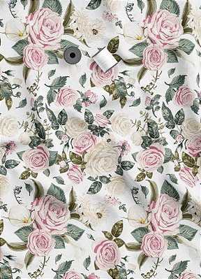 Tecido Tactel Estampa Digital Floral 71 com 1,55m de Largura