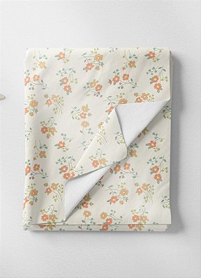 Tecido Veludo Suede Estampa Digital Floral 124 com 1,40m de Largura