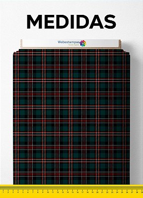 Tecido Veludo Suede Estampa Digital Xadrez 62 com 1,40m de Largura