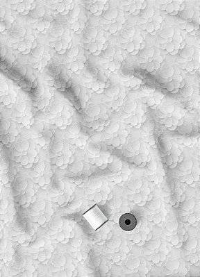Tecido Micropercal Estampa Digital Flor 3D 1,55m de Largura