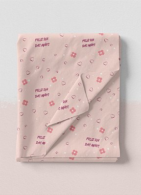 Tecido Veludo Suede Estampa Digital Dia das Mães 8 1,40m de Largura