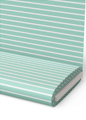 Tecido Tricoline Estampa Digital Linha Braca e Verde Bebe 1,55m de Largura