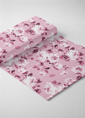 Tecido Tricoline Estampa Digital Floral 40 com 1,55m de Largura