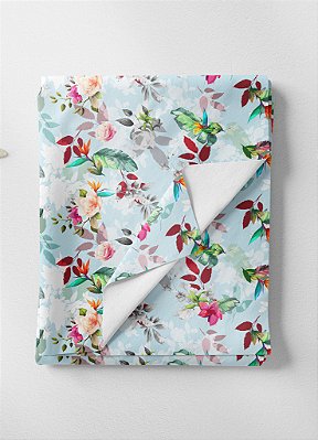 Tecido Tricoline Estampa Digital Floral 108 com 1,55m de Largura