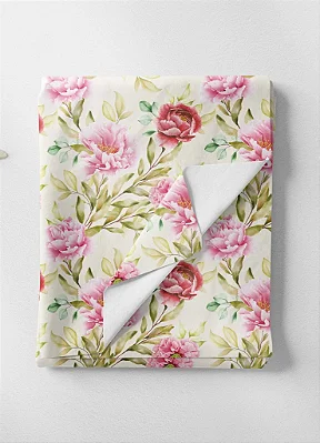 Tecido Tricoline Estampa Digital Floral 202 com 1,55m de Largura