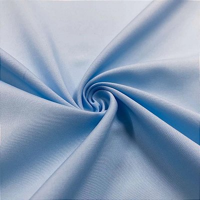 Tecido Microfibra 100g Liso Azul Bebê com 1,60m de Largura