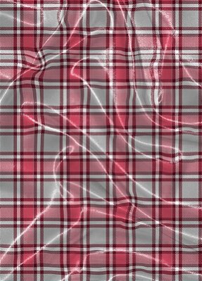 Tecido Cetim Estampa Digital  Xadrez Quadrado Rosa Preto e Branco 1,40m de Largura