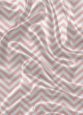 Tecido Cetim Estampa Digital Chevron Rose 1,40m de Largura