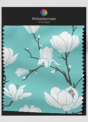 Tecido Microfibra Estampa Digital Floral 304 com 1,55m de Largura