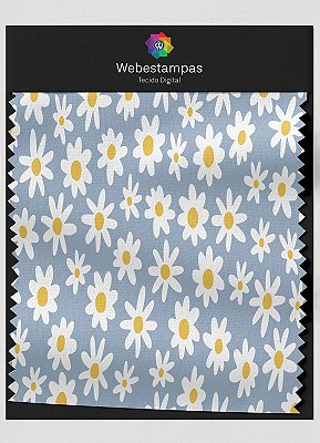 Tecido Microfibra Estampa Digital Floral 341 com 1,55m de Largura