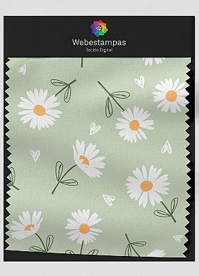 Tecido Microfibra Estampa Digital Floral 352 com 1,55m de Largura