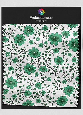 Tecido Microfibra Estampa Digital Floral 360 com 1,55m de Largura