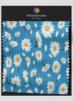 Tecido Microfibra Estampa Digital Floral 362 com 1,55m de Largura