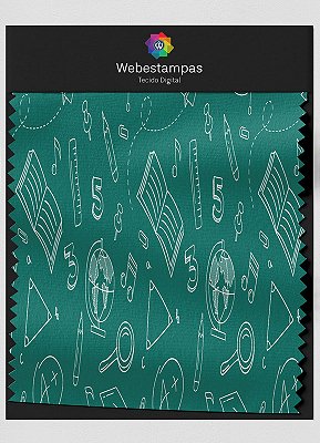 Tecido Microfibra Estampa Digital Lousa 1,55m de Largura