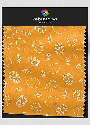 Tecido Micropercal Estampa Digital Easter Egg 1,55m de Largura
