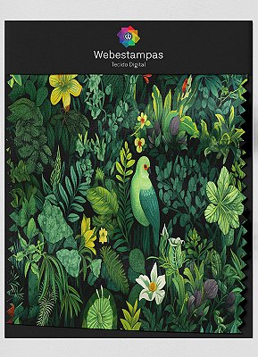 Tecido Helanca Estampa Digital Floral 368 com 1,55m de Largura