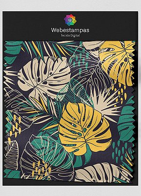 Tecido Helanca Estampa Digital Floral 371 com 1,55m de Largura