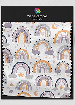 Tecido Oxford Estampa Digital Arco-íris 1,55m de Largura