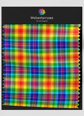 Tecido Oxford Estampa Digital Patchwork 11 com 1,55m de Largura