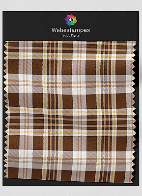 Tecido Oxford Estampa Digital Xadrez 14 com 1,55m de Largura