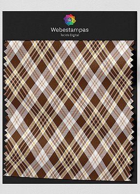 Tecido Oxford Estampa Digital Xadrez 15 com 1,55m de Largura