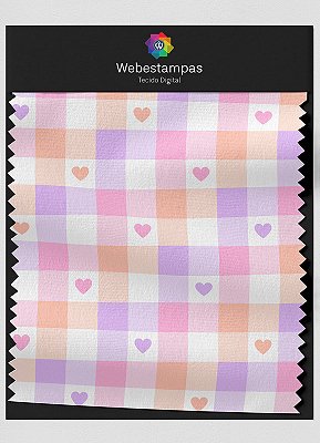 Tecido Oxford Estampa Digital Xadrez 6 com 1,55m de Largura