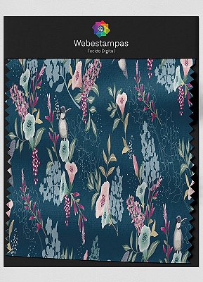 Tecido Oxford Estampa Digital Floral 301 com 1,55m de Largura