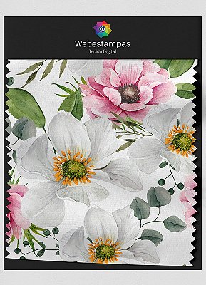Tecido Oxford Estampa Digital Floral 313 com 1,55m de Largura
