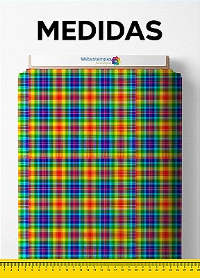 Tecido Velboa Estampa Digital Patchwork 11 com 1,55m de Largura